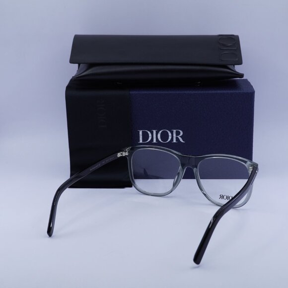 Dior DIORESSENTIALO S3I 4500 Square 55mm Eyeglasses - Transparent Grey - Picture 10 of 10